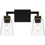 Quoizel - ALY8615MBK - Two Light Bath - Almany - Matte Black