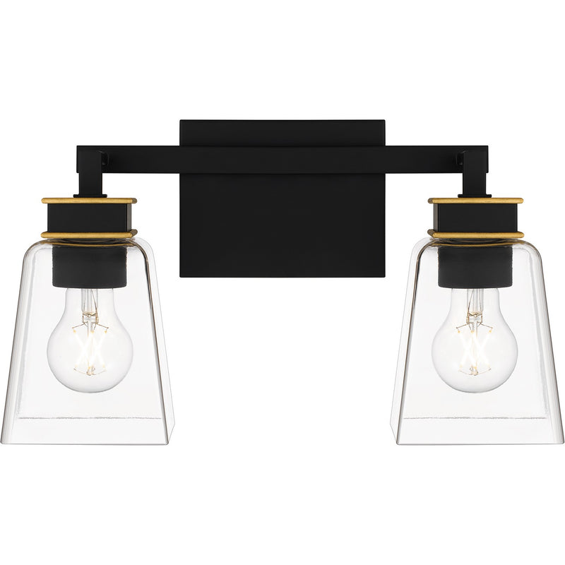 Quoizel - ALY8615MBK - Two Light Bath - Almany - Matte Black