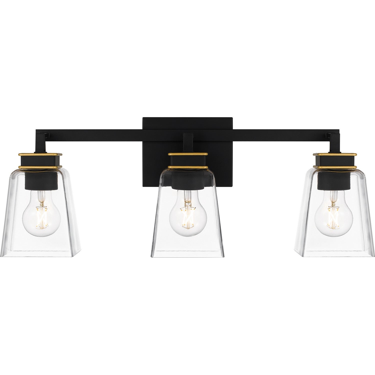 Quoizel - ALY8623MBK - Three Light Bath - Almany - Matte Black