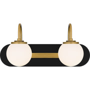 Quoizel - DES8618MBK - Two Light Bath - Desmond - Matte Black