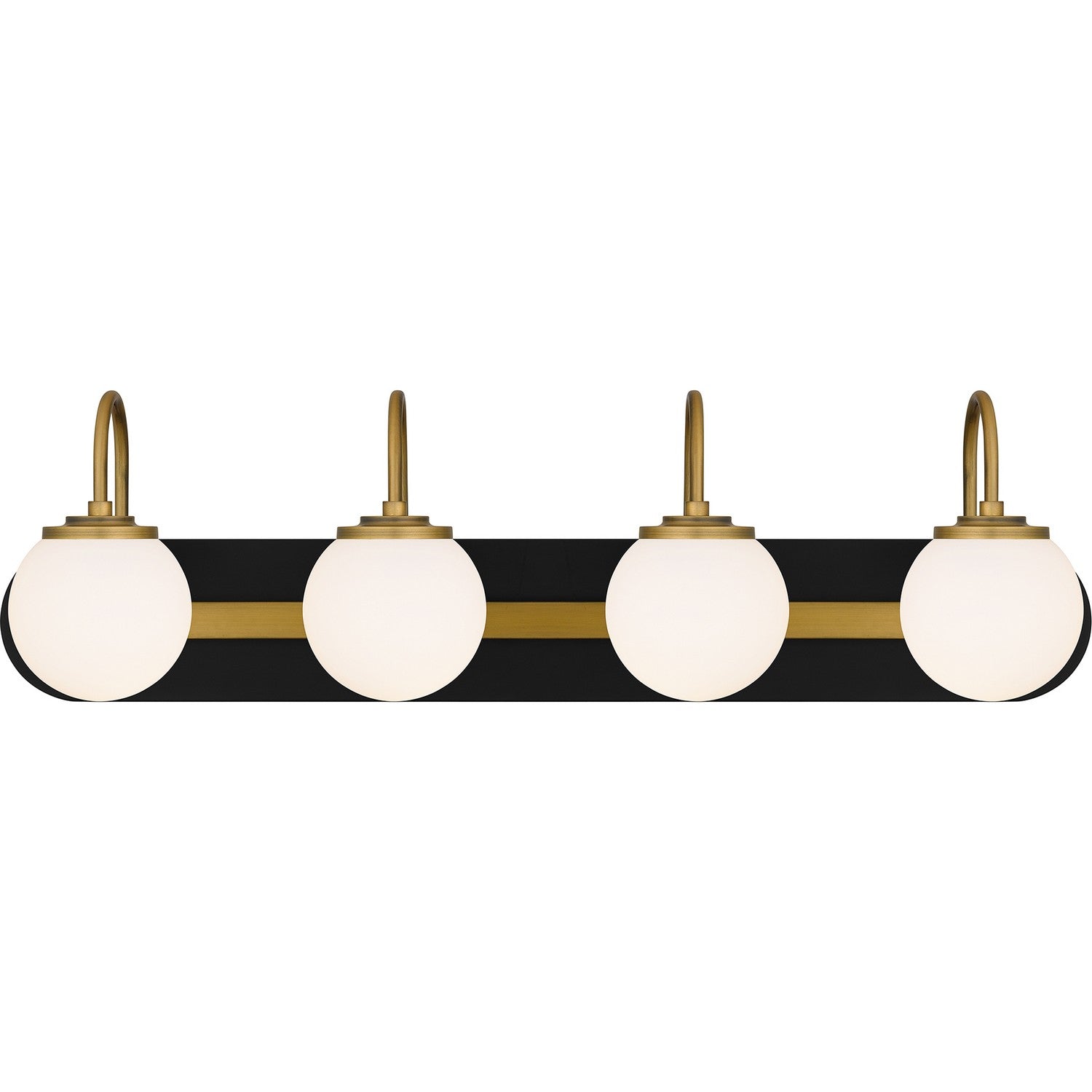 Quoizel - DES8631MBK - Four Light Bath - Desmond - Matte Black