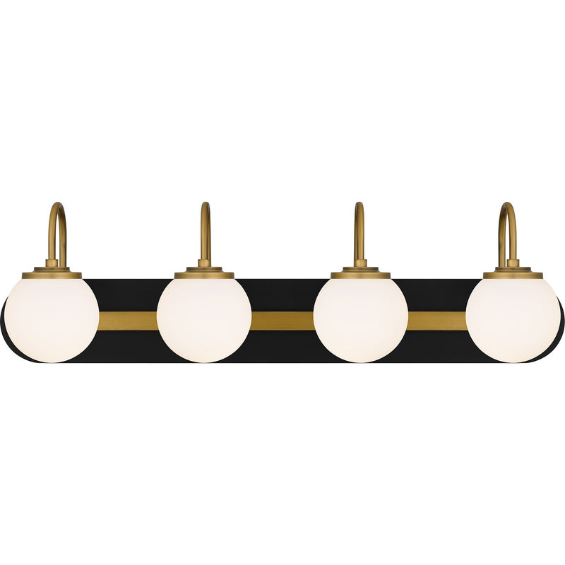 Quoizel - DES8631MBK - Four Light Bath - Desmond - Matte Black