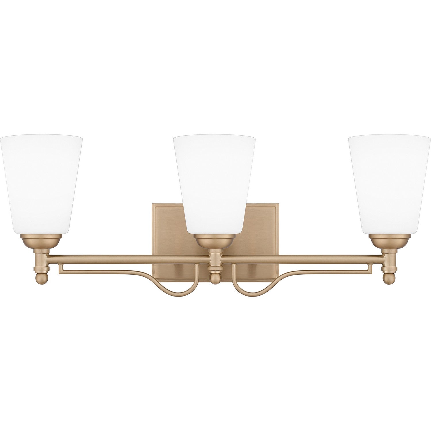 Quoizel - ESR8623BGD - Three Light Bath - Esther - Bronze Gold