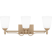 Quoizel - ESR8623BGD - Three Light Bath - Esther - Bronze Gold