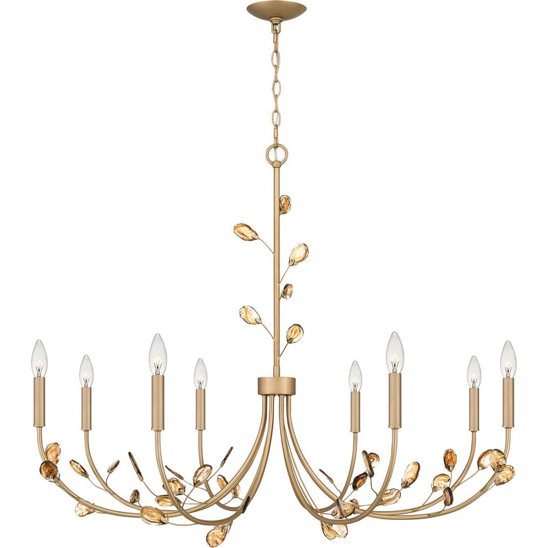 Quoizel - HEI5040BGD - Eight Light Chandelier - Heiress - Bronze Gold