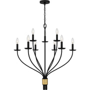 Quoizel - MAG5032MBK - Nine Light Chandelier - Margaret - Matte Black