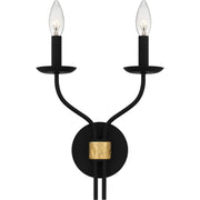 Quoizel - MAG8711MBK - Two Light Wall Sconce - Margaret - Matte Black