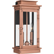Quoizel - NOE8407AC - Two Light Outdoor Wall Mount - Noelle - Aged Copper