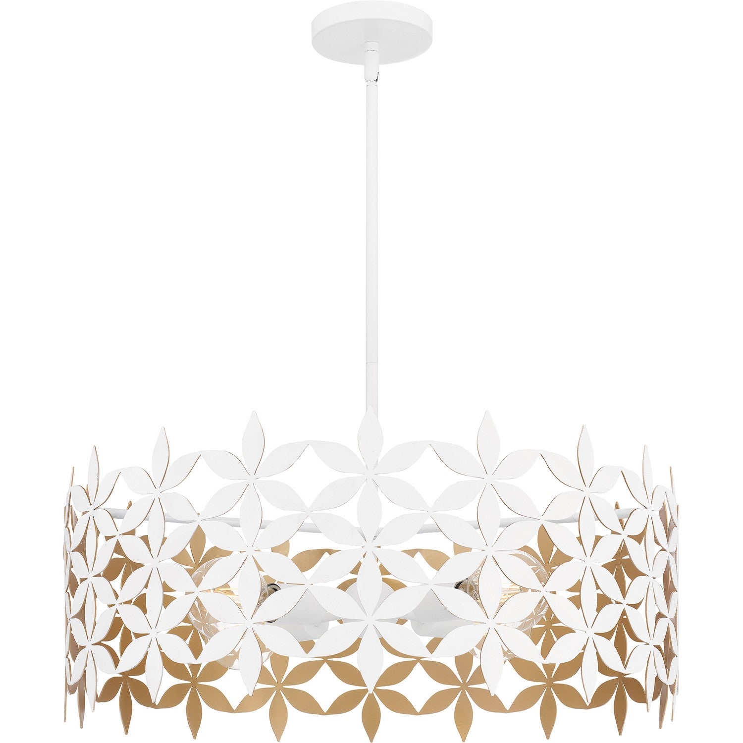 Quoizel - QP6746W - Four Light Pendant - Quoizel Pendant - Matte White