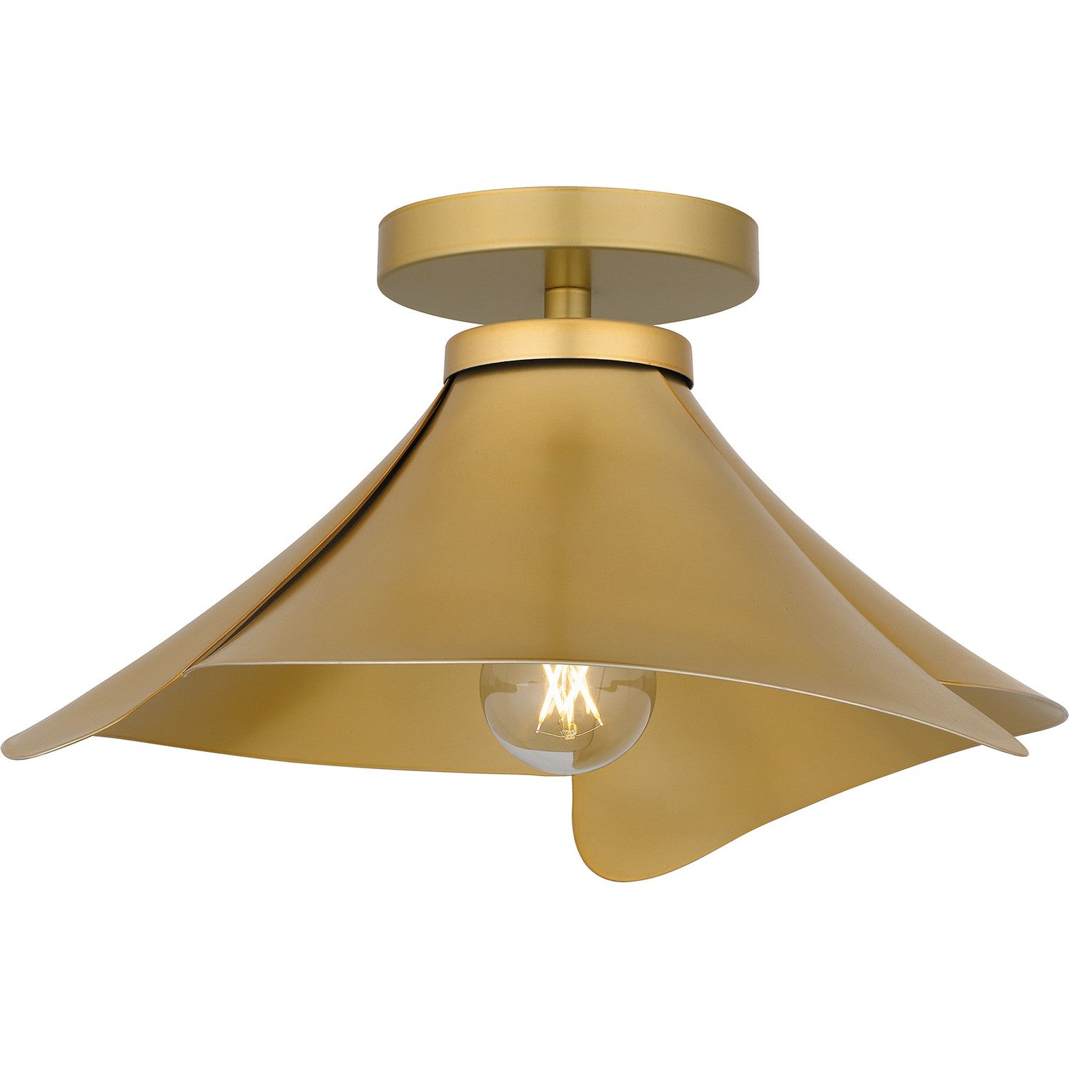 Quoizel - QSF6747LG - One Light Semi Flush Mount - Quoizel Semi-Flush Mount - Light Gold