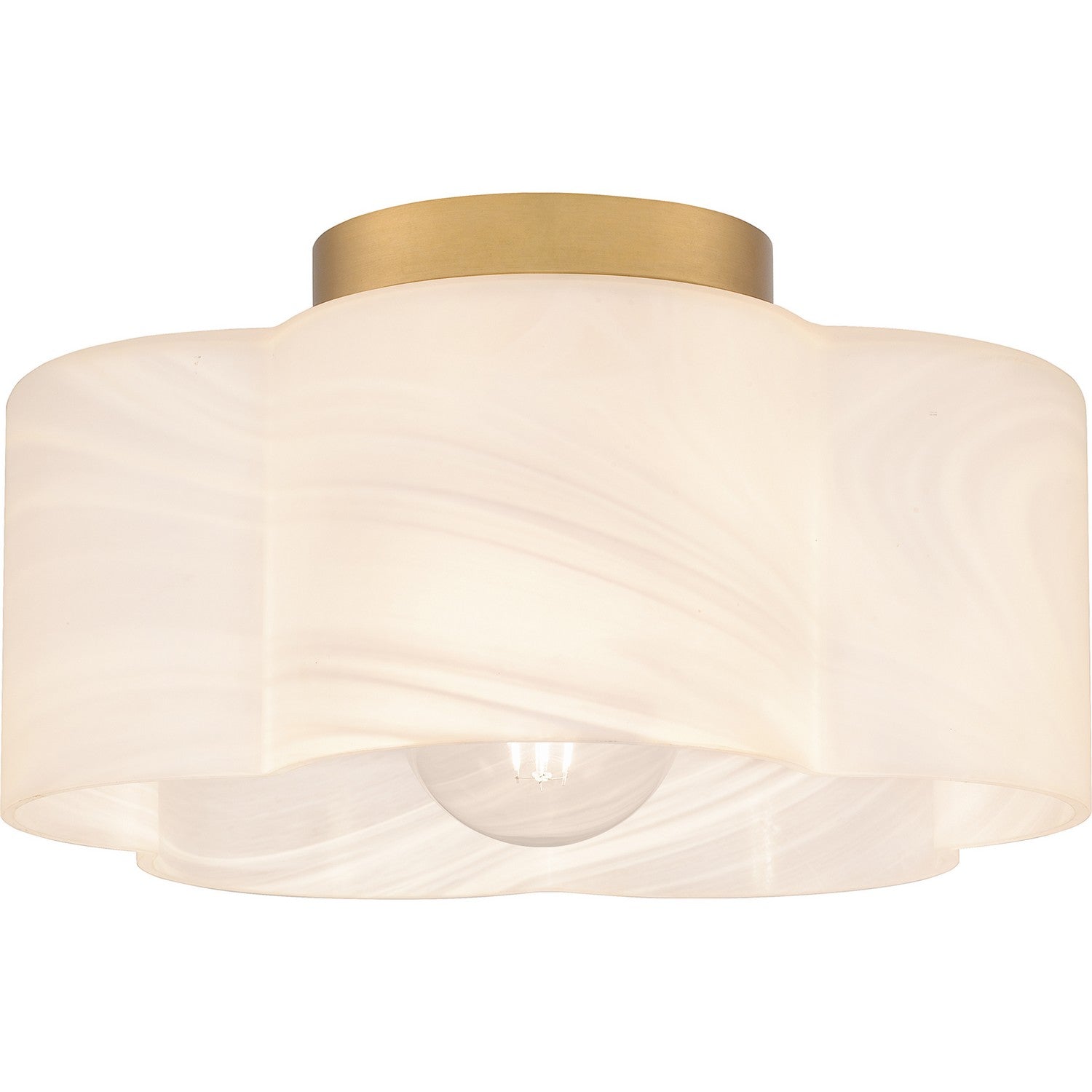 Quoizel - QSF6760BWS - One Light Semi Flush Mount - Quoizel Semi-Flush Mount - Brushed Weathered Brass