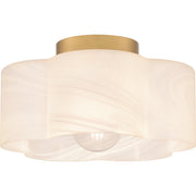 Quoizel - QSF6760BWS - One Light Semi Flush Mount - Quoizel Semi-Flush Mount - Brushed Weathered Brass