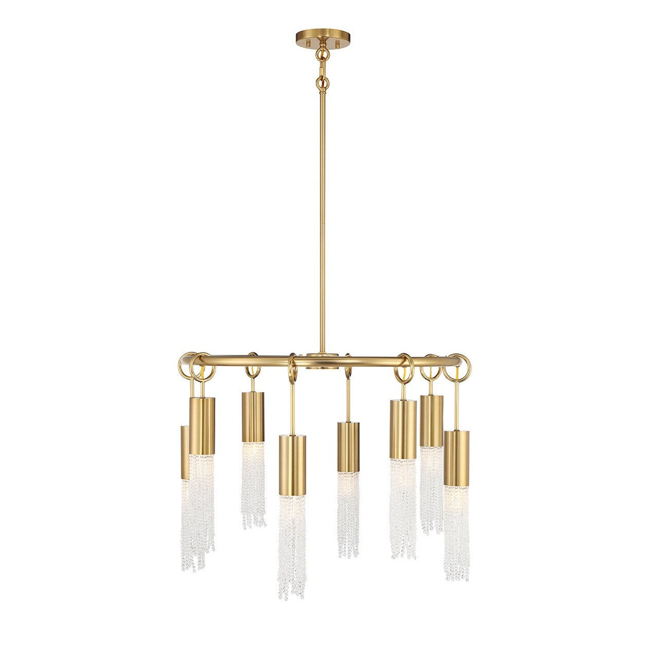Savoy House - 1-1366-8-322 - Eight Light Chandelier - Chelsea - Warm Brass