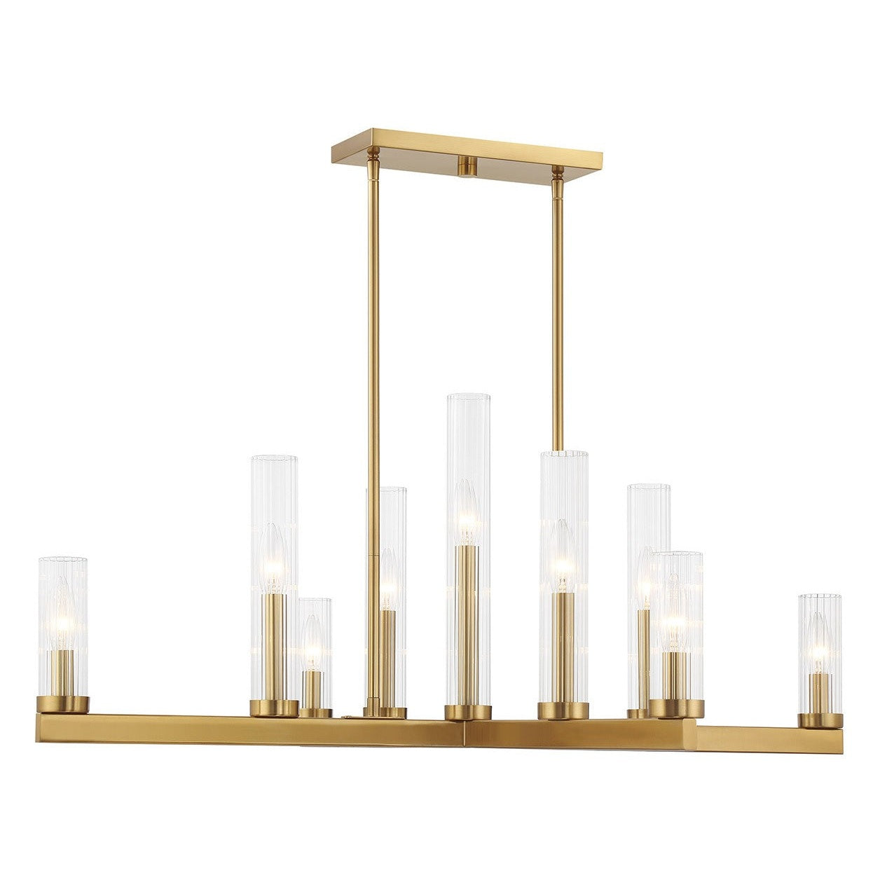 Savoy House - 1-2635-9-322 - Nine Light Chandelier - Carina - Warm Brass