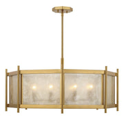 Savoy House - 1-3803-8-322 - Eight Light Chandelier - Jacobs - Warm Brass