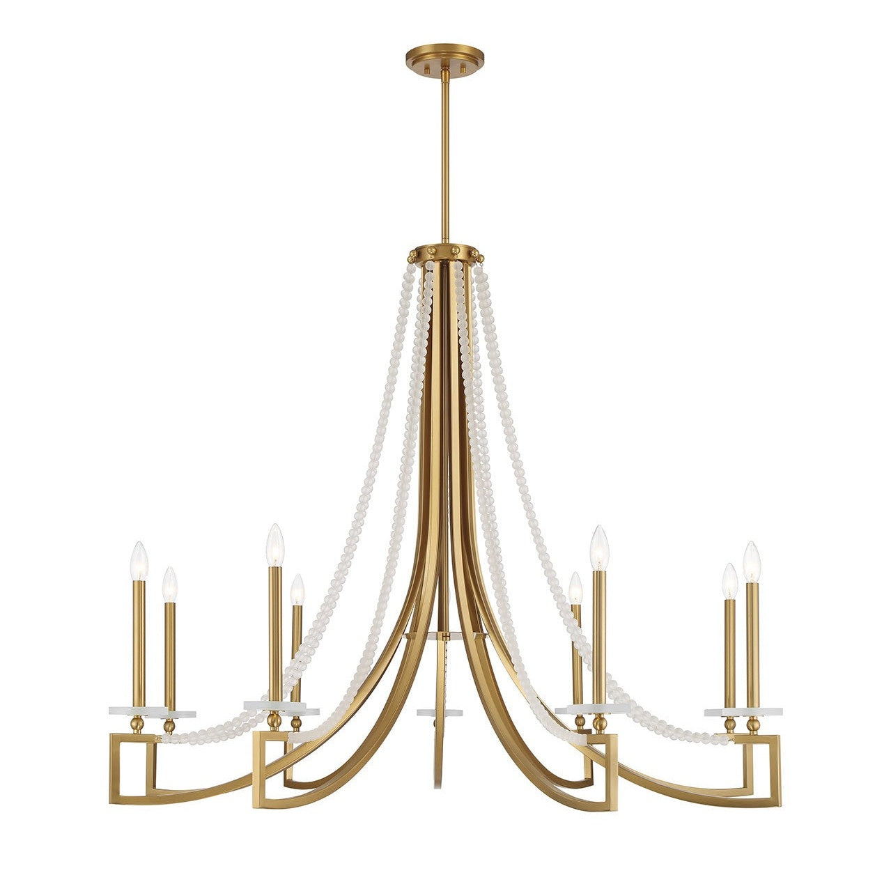 Savoy House - 1-8805-9-322 - Nine Light Chandelier - Helen - Warm Brass