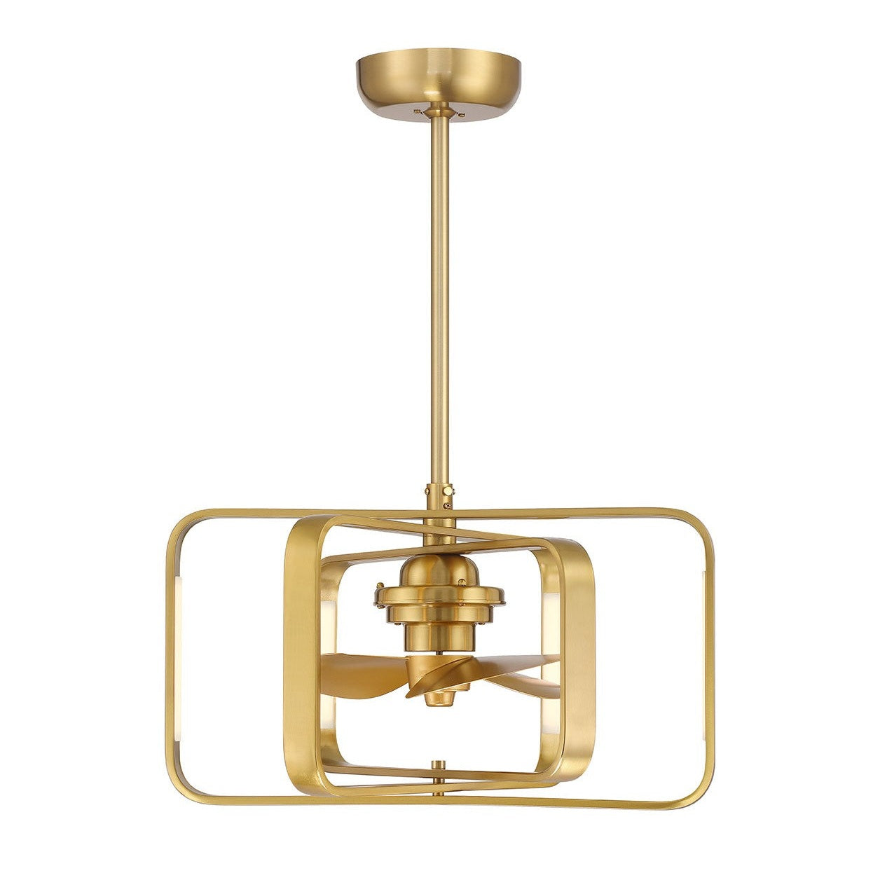 Savoy House - 24-FD-955-322 - LED Fan D'Lier - Lynx - Warm Brass