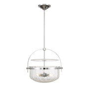 Savoy House - 6-4723-4-11 - Four Light Convertible Semi-Flush/Pendant - Denmar - Polished Chrome