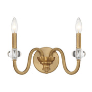 Savoy House - 9-5800-2-322 - Two Light Wall Sconce - Bergdorf - Warm Brass