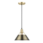 Golden - 3306-M BCB-AB - One Light Pendant - Orwell - Brushed Champagne Bronze