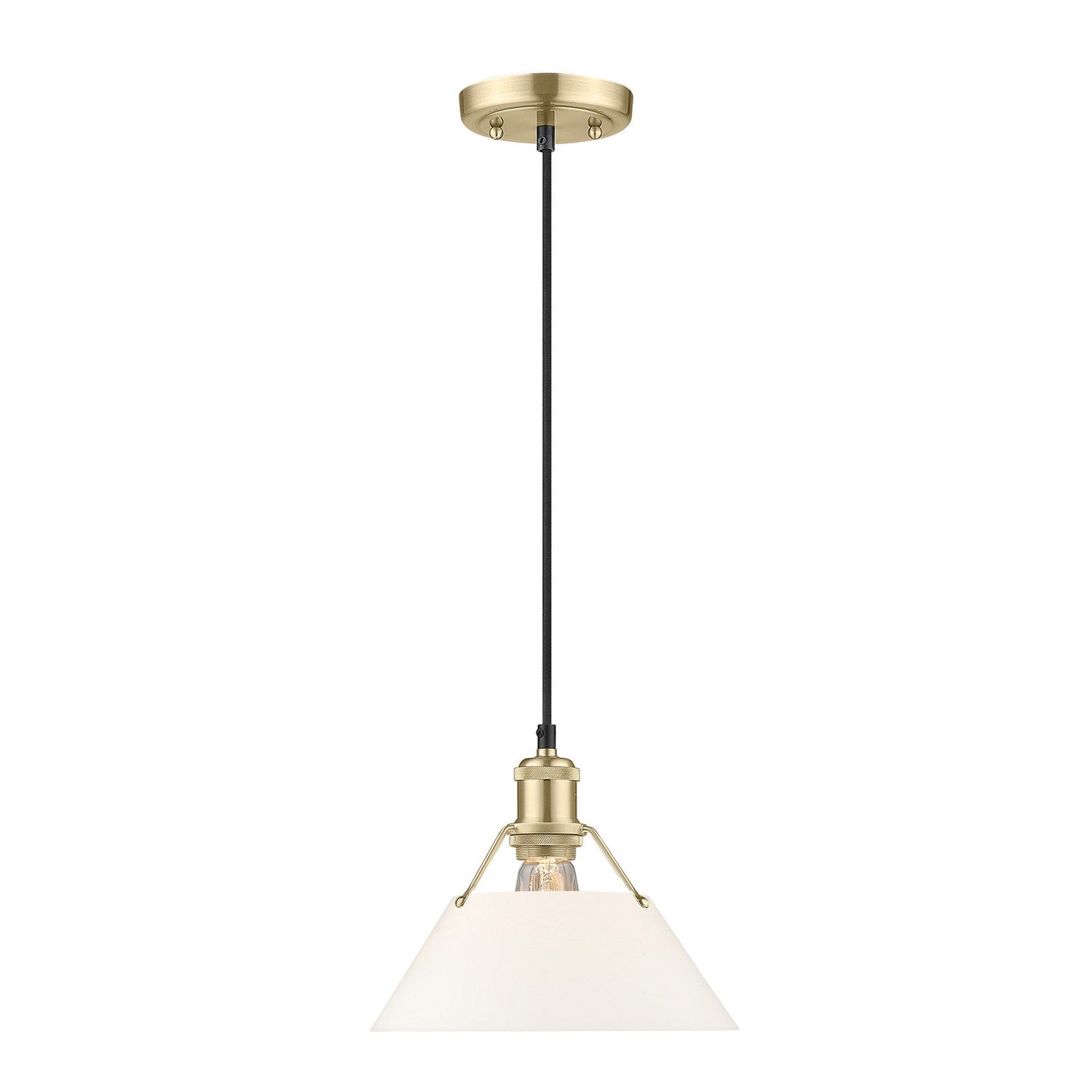 Golden - 3306-M BCB-OP - One Light Pendant - Orwell - Brushed Champagne Bronze