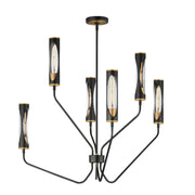 Maxim - 16176CLBKAB - LED Pendant - Regent - Black / Antique Brass