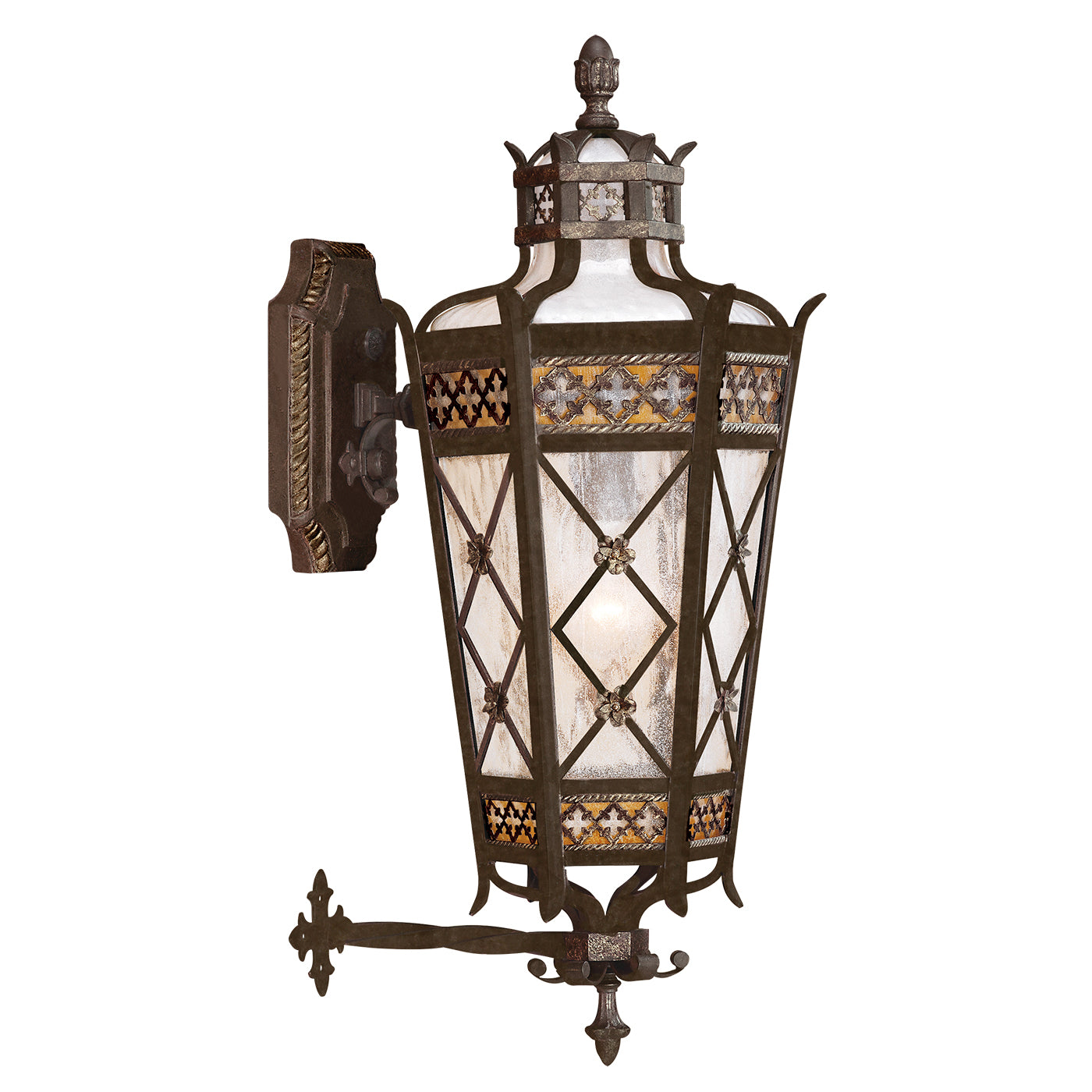 Fine Art Handcrafted Lighting - 404381ST - One Light Outdoor Wall Mount - Chateau Outdoor - Bronze
