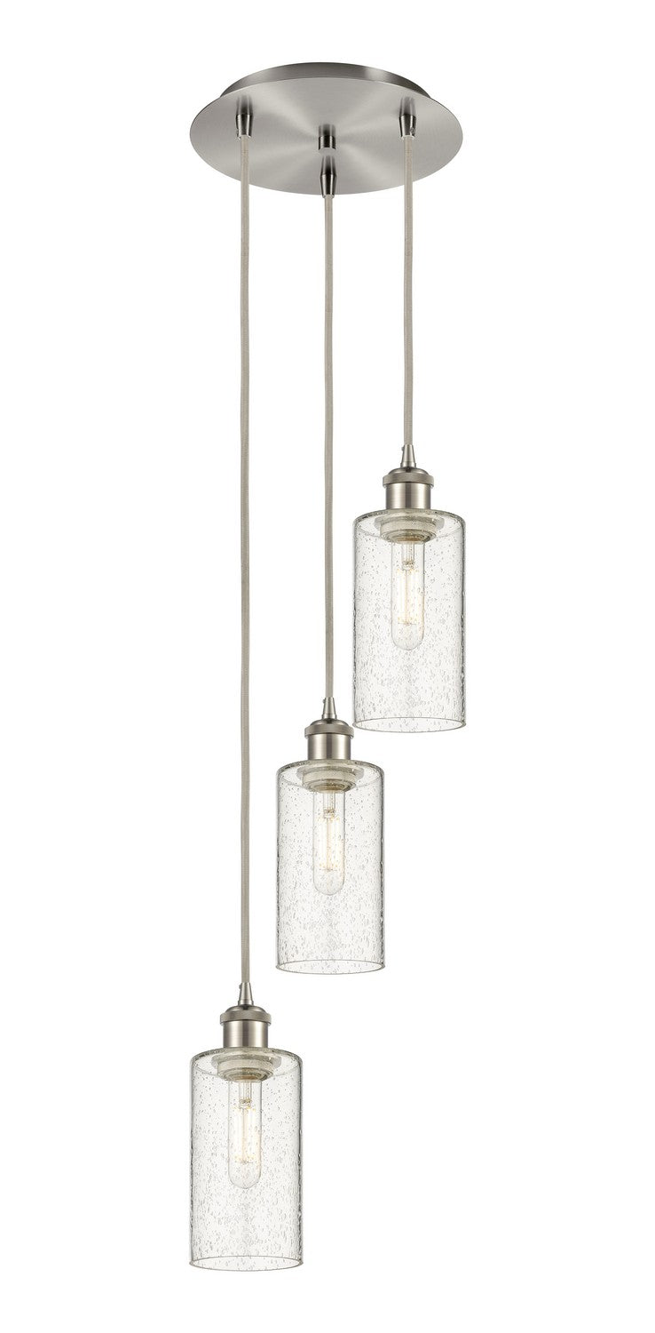 Innovations - 113B-3P-SN-G434-7SDY - Three Light Pendant - Downtown Urban - Brushed Satin Nickel