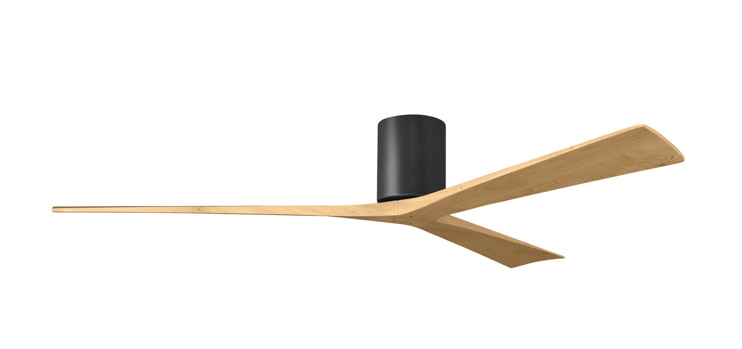 Matthews Fan Company - IR3H-BK-LM-72 - 72"Ceiling Fan - Irene-3H - Matte Black