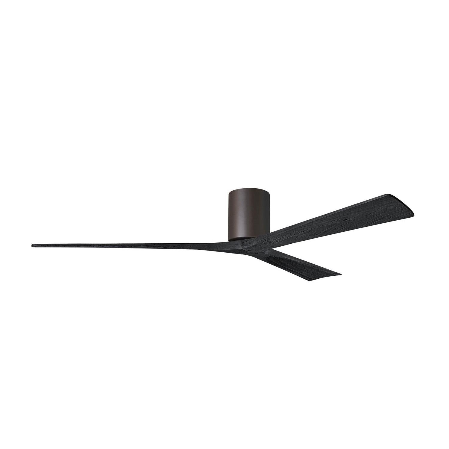 Matthews Fan Company - IR3H-TB-BK-72 - 72"Ceiling Fan - Irene-3H - Textured Bronze