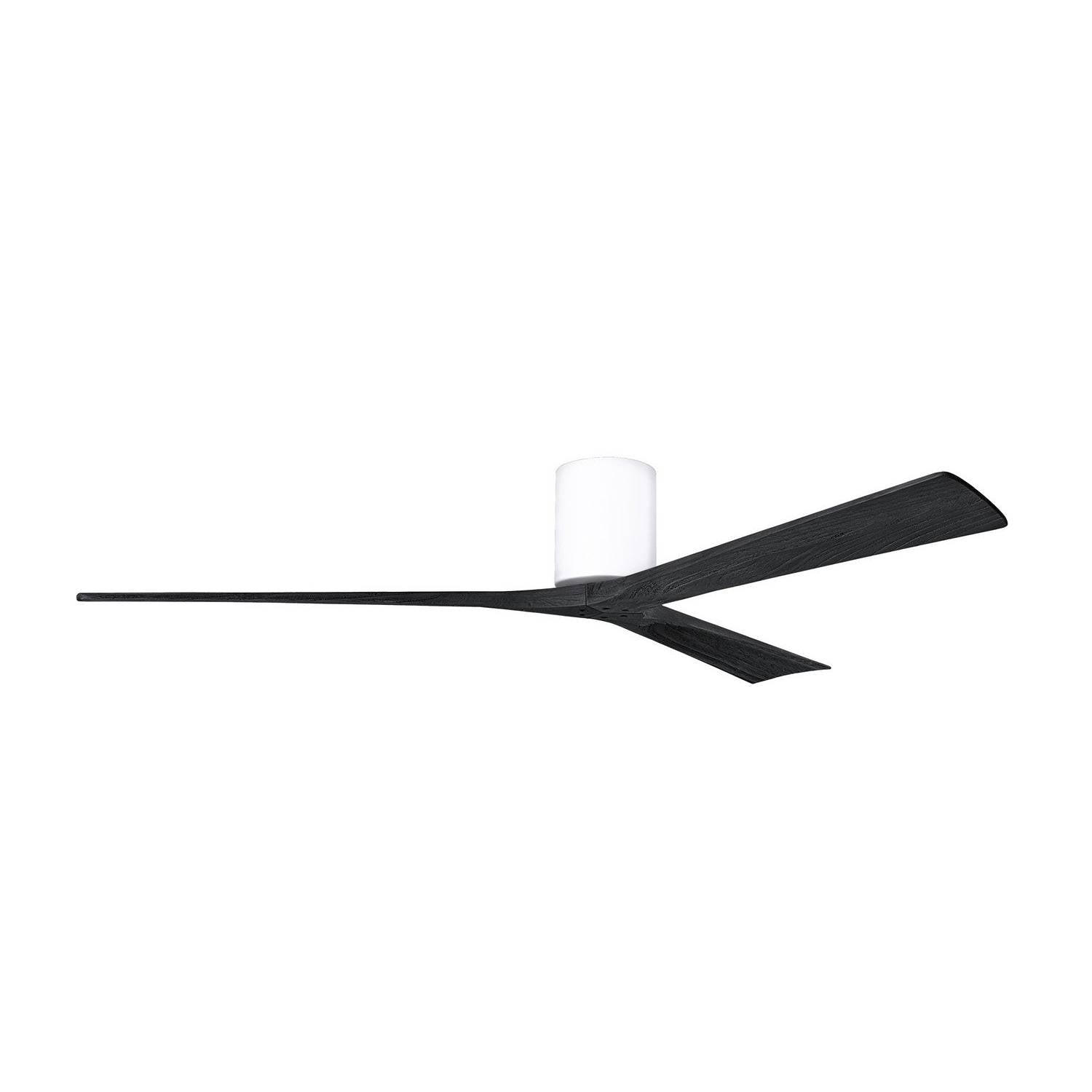 Matthews Fan Company - IR3H-WH-BK-72 - 72"Ceiling Fan - Irene-3H - Gloss White