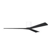 Matthews Fan Company - IR3H-WH-BK-72 - 72"Ceiling Fan - Irene-3H - Gloss White