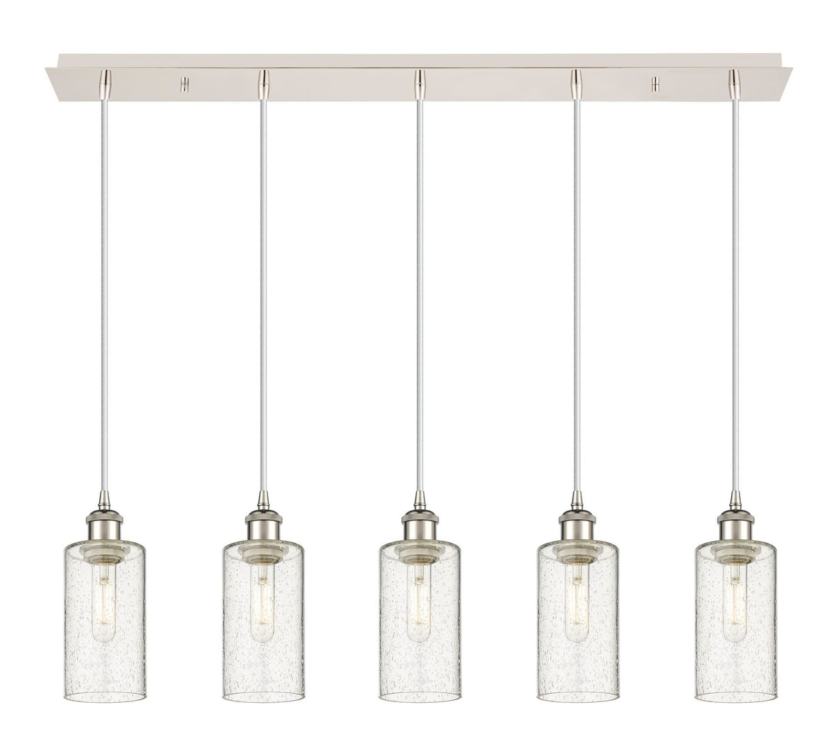 Innovations - 125B-5P-PN-G434-7SDY - Five Light Linear Pendant - Downtown Urban - Polished Nickel