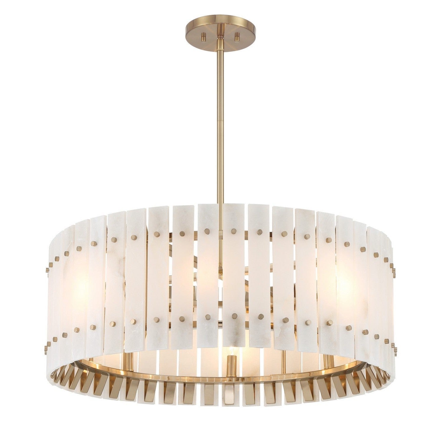 Metropolitan - N1847-776 - Eight Light Pendant - Bardon - Celeste Brass