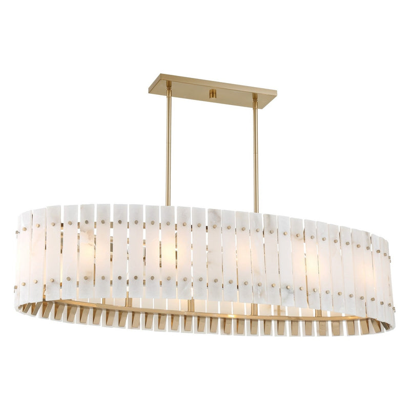 Metropolitan - N1849-776 - Five Light Island Chandelier - Bardon - Celeste Brass