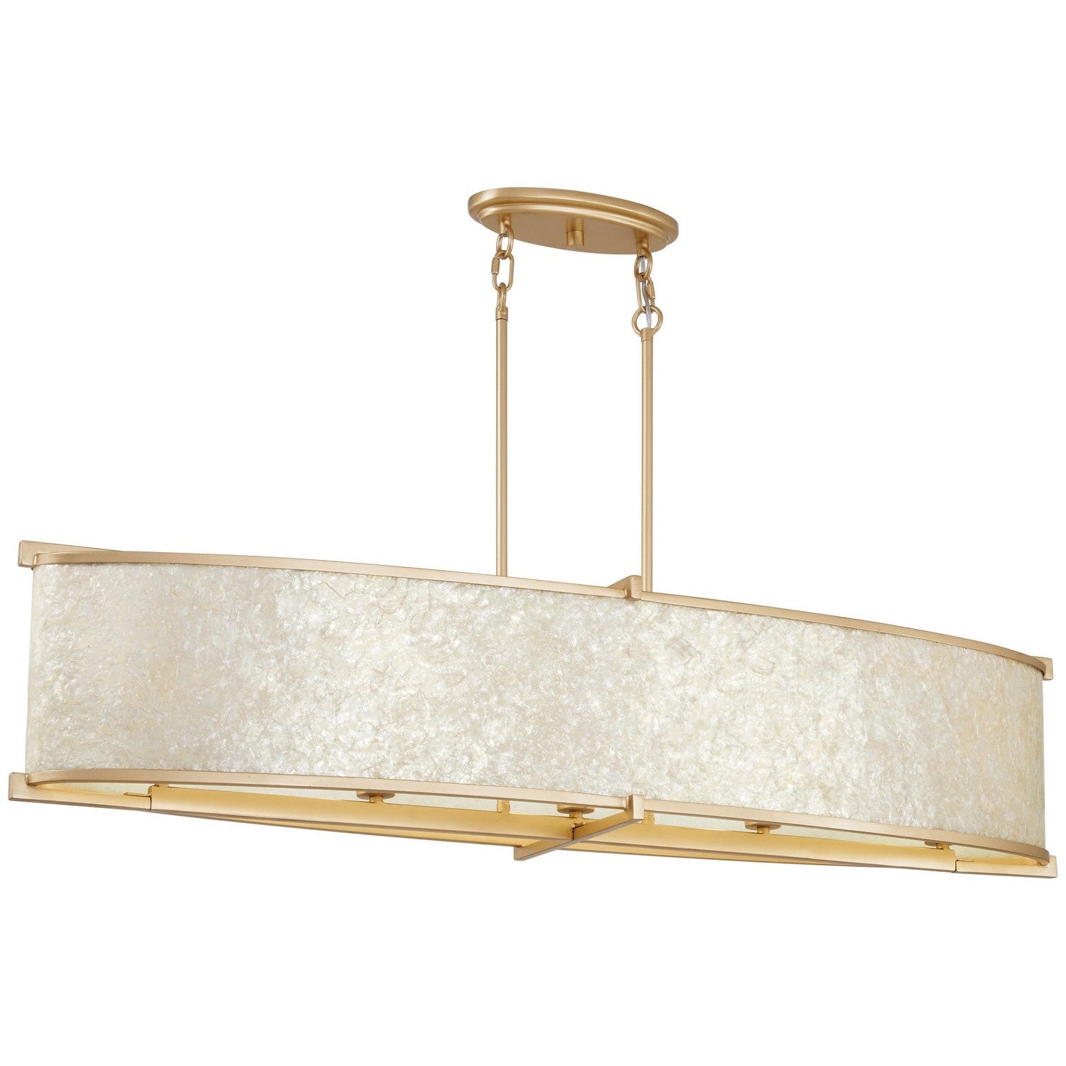 Metropolitan - N1939-760 - Five Light Island Chandelier - Sommers Bend - Fawn Gold