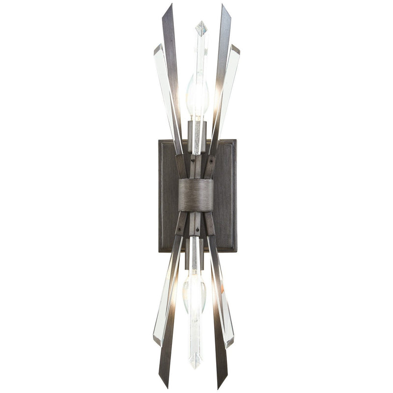 Metropolitan - N1941-766 - Two Light Wall Sconce - Elsa - Midnight Graphite