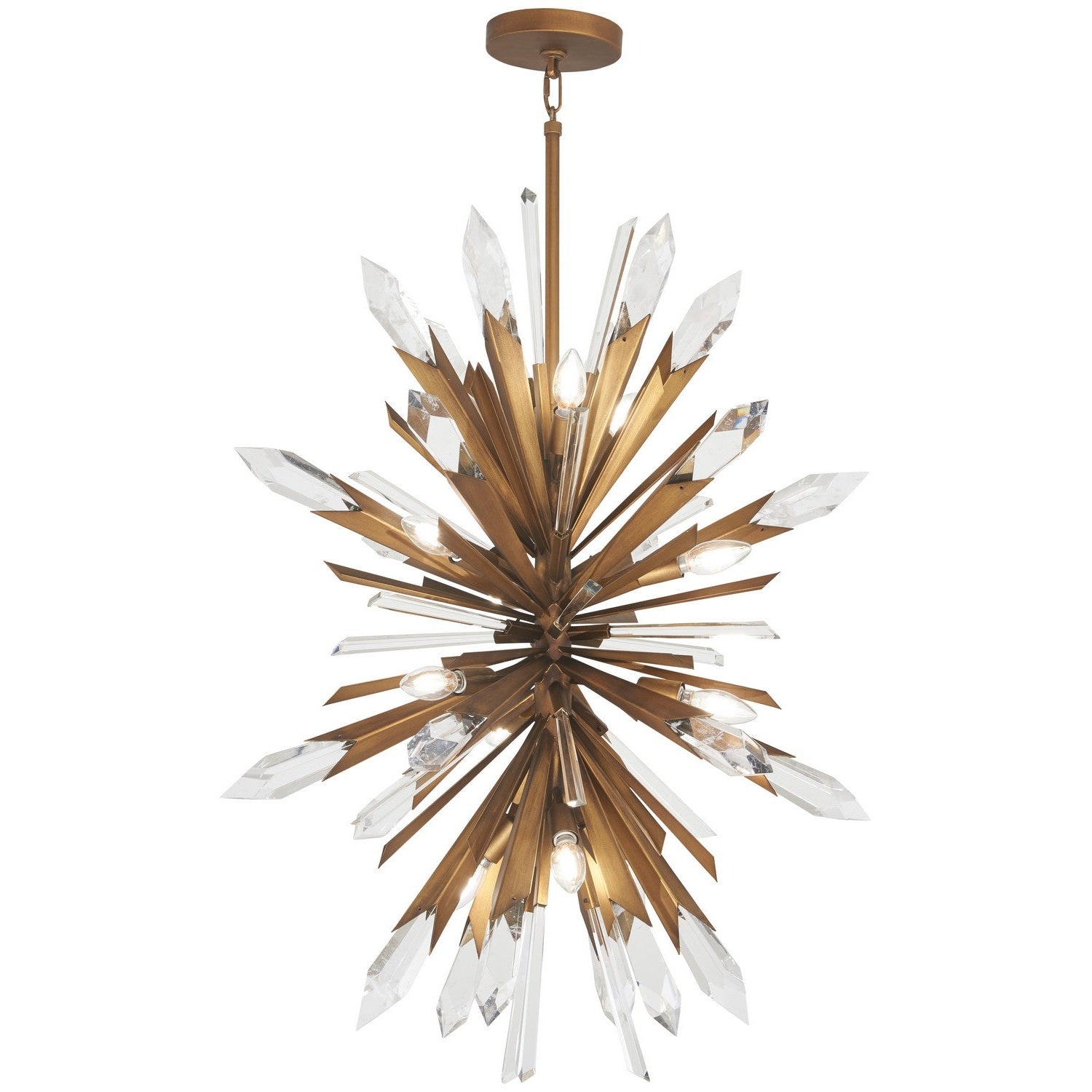 Metropolitan - N1947-739 - 12 Light Pendant - Elsa - Painted Gold