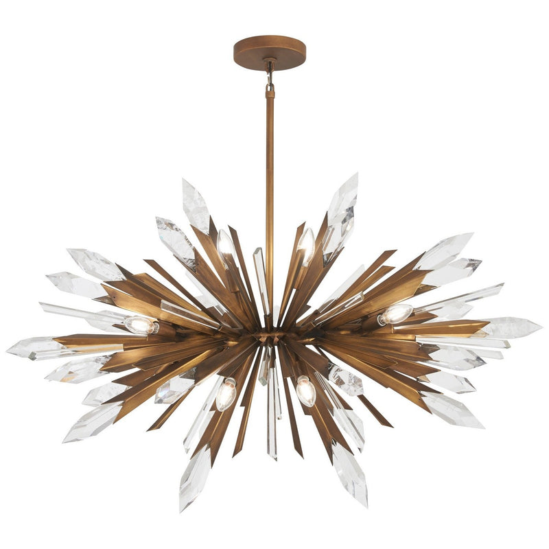 Metropolitan - N1948-739 - 12 Light Pendant - Elsa - Painted Gold
