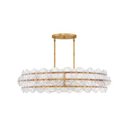 Fredrick Ramond - FR30124DA - LED Chandelier - Rene - Distressed Brass