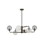 Fredrick Ramond - FR30506BX - LED Chandelier - Oberon - Black Oxide