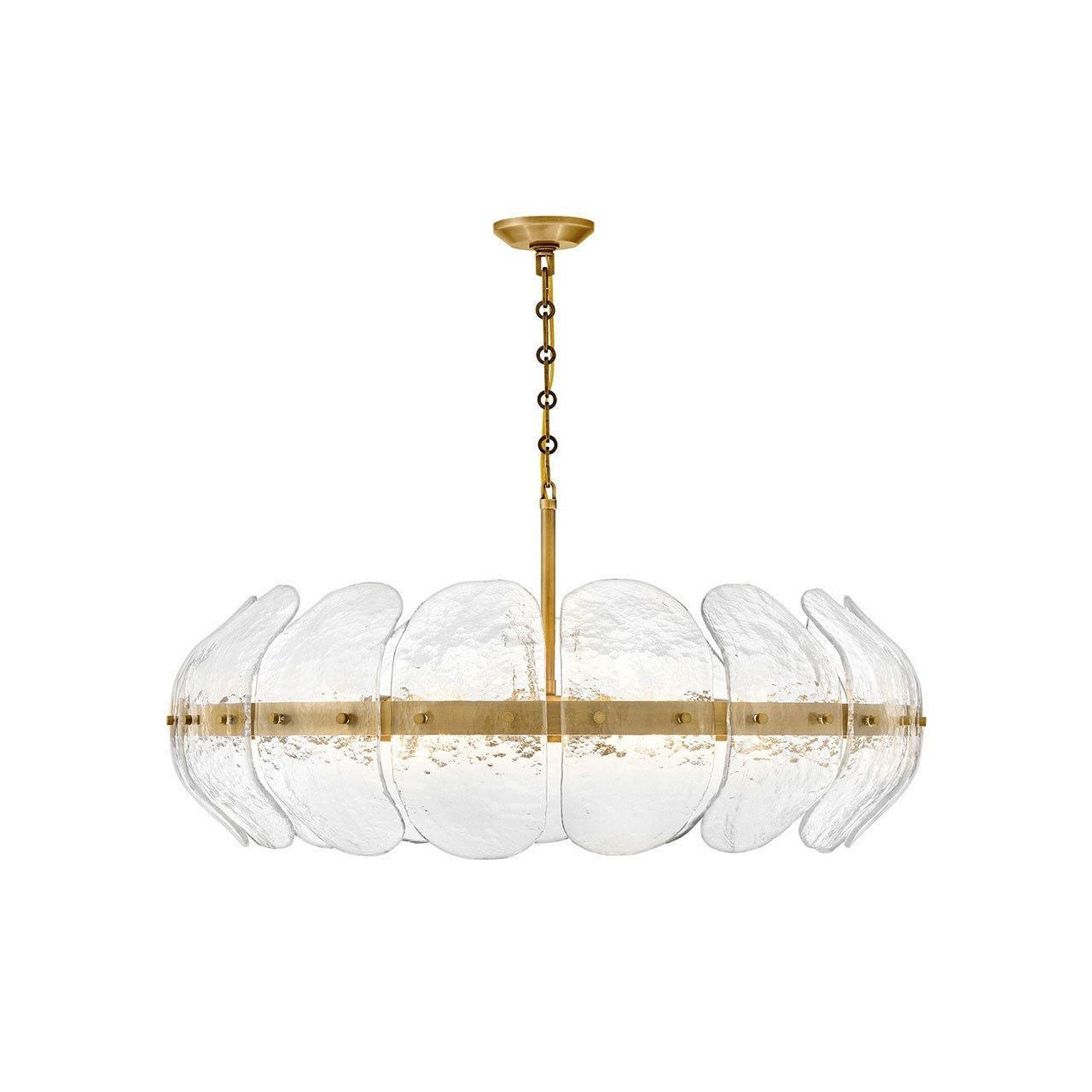 Fredrick Ramond - FR30514HB - LED Chandelier - Lillia - Heritage Brass