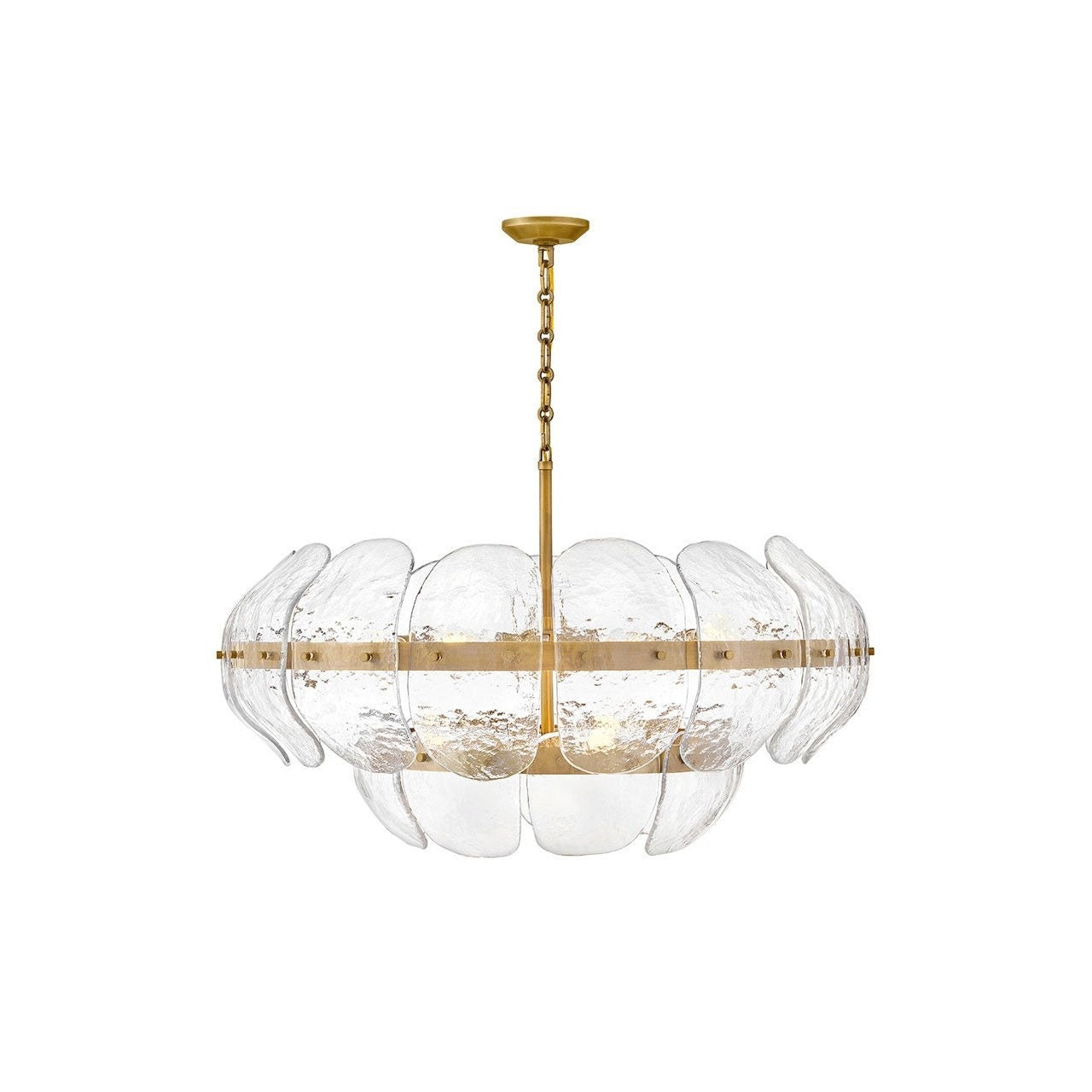 Fredrick Ramond - FR30516HB - LED Chandelier - Lillia - Heritage Brass