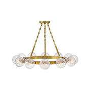 Fredrick Ramond - FR30524LCB - LED Chandelier - Coco - Lacquered Brass