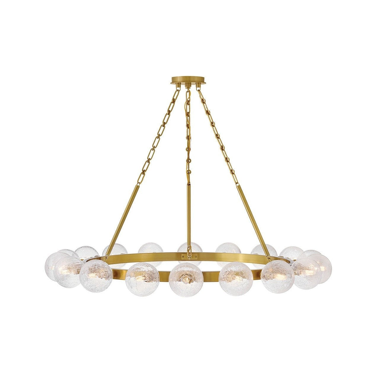 Fredrick Ramond - FR30525LCB - LED Chandelier - Coco - Lacquered Brass