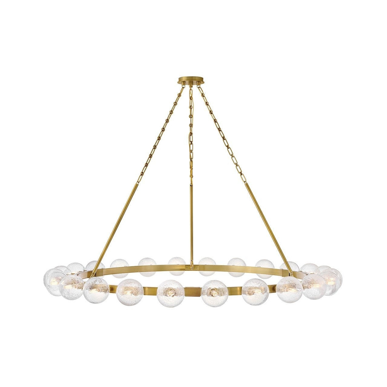 Fredrick Ramond - FR30526LCB - LED Chandelier - Coco - Lacquered Brass