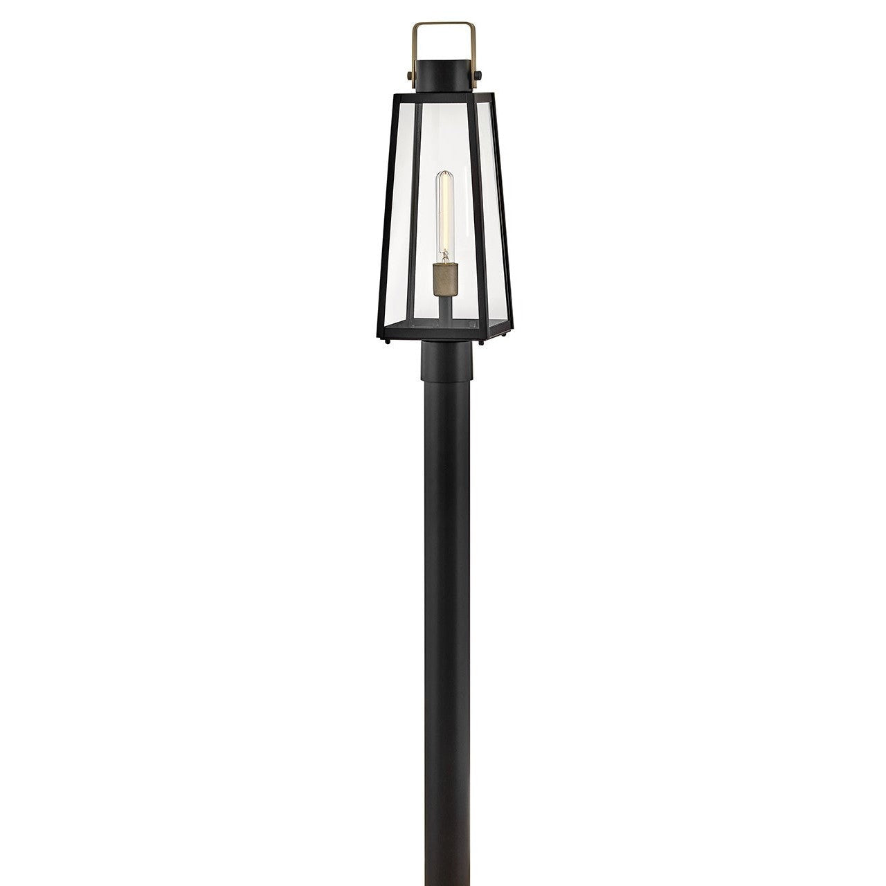 Lark - 82001BK - LED Post Mount - Hugh - Black