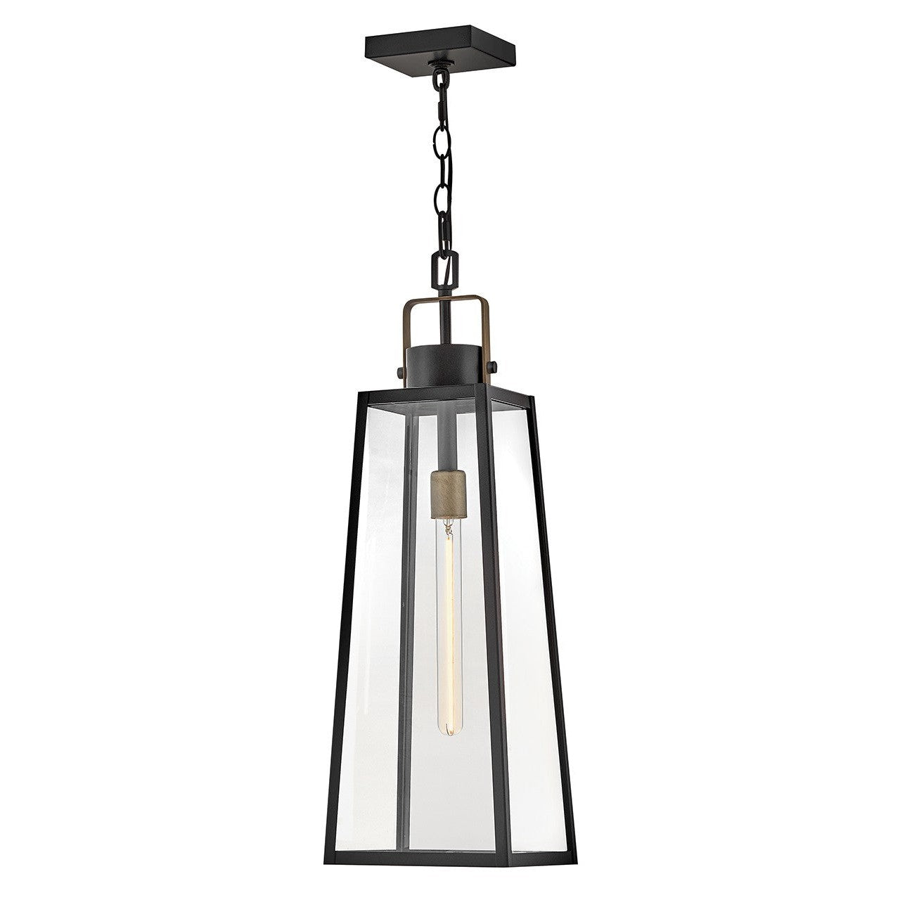 Lark - 82002BK - LED Hanging Lantern - Hugh - Black