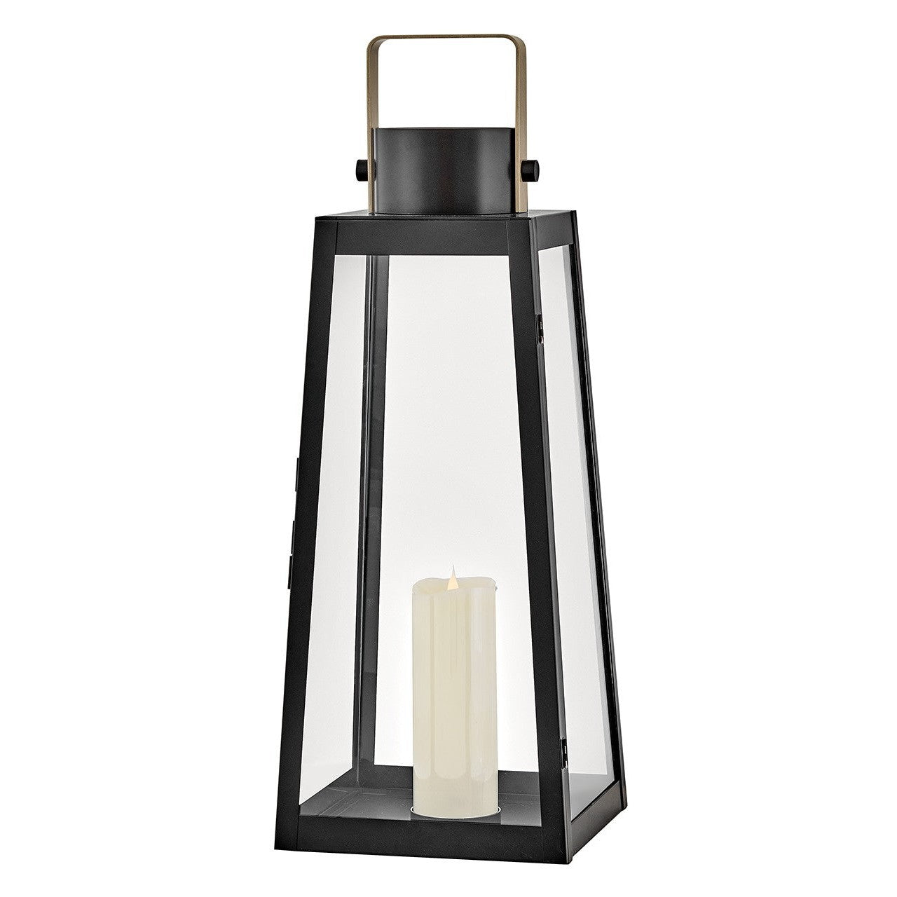 Lark - 82312BK - Decorative Lantern - Hugh - Black