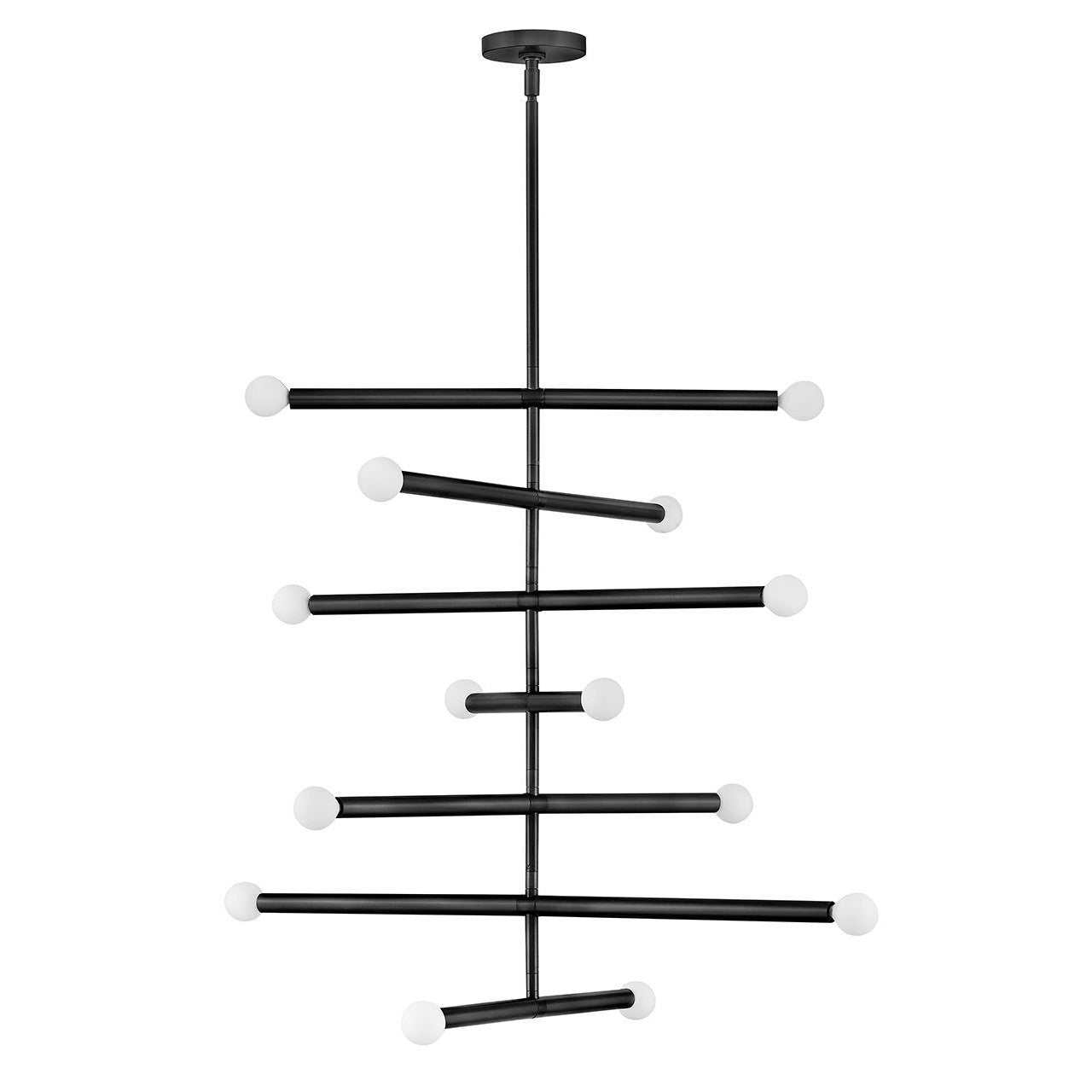 Lark - 83199BK - LED Chandelier - Millie - Black